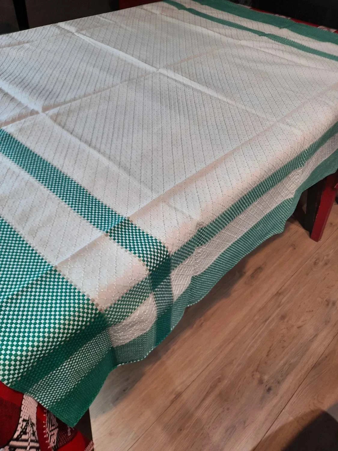 🙊 Brand new embroidered cotton tablecloth. Vintage dressing. – photo 2